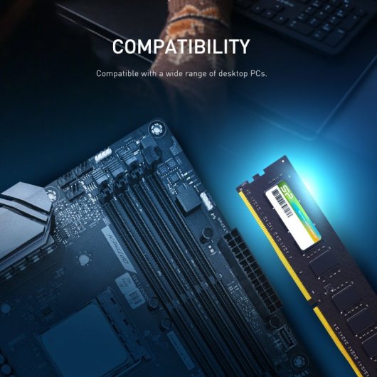 Memoria RAM Silicon Power 8GB DDR4 UDIMM 2400Mhz CL22