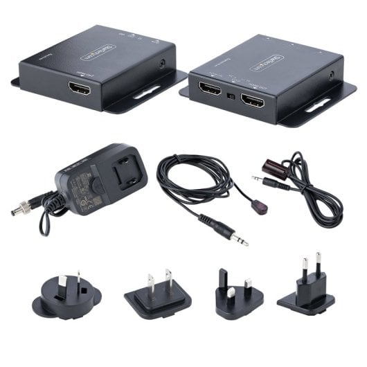 StarTech HDMI Extender 4K30Hz 39m/1080p 70m Cat5e/Cat6 PoC IR Sender Empfänger Kit