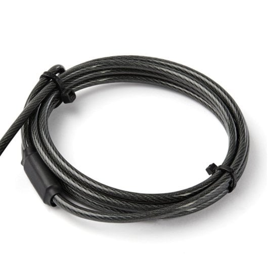 Cable Seguridad STARTECH 2m Acero Llave Universal K-Slot Nano Wedge Slot LTULOCKKEY Rotación 360° Negro