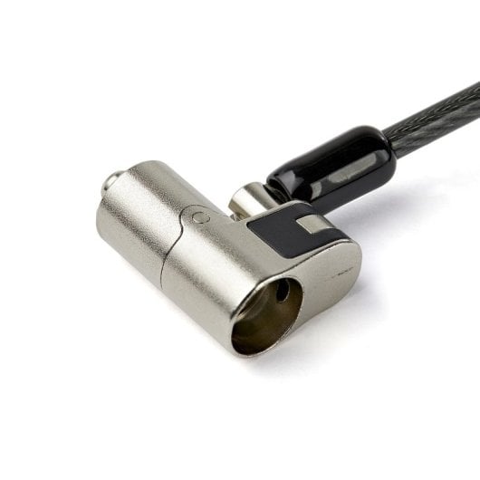 Cable Seguridad STARTECH 2m Acero Llave Universal K-Slot Nano Wedge Slot LTULOCKKEY Rotación 360° Negro
