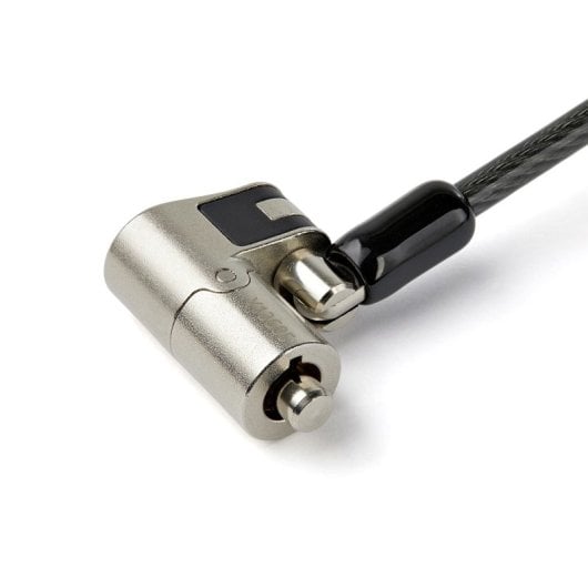 Cable Seguridad STARTECH 2m Acero Llave Universal K-Slot Nano Wedge Slot LTULOCKKEY Rotación 360° Negro