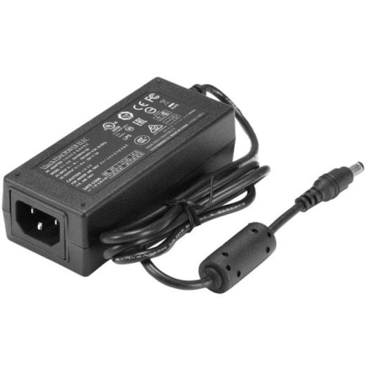 Fuente de Alimentación StarTech 12V 5A Universal CE FCC UL SVA12M5NA Conector Tipo M y Cables AU/EU/JP/NA/UK