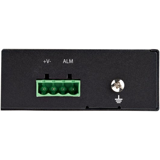 Conversor de Medios StarTech 60W PoE+ IP30 SFP a RJ45 Soporte DIN IMC1GSFP60W -40 a 75°C
