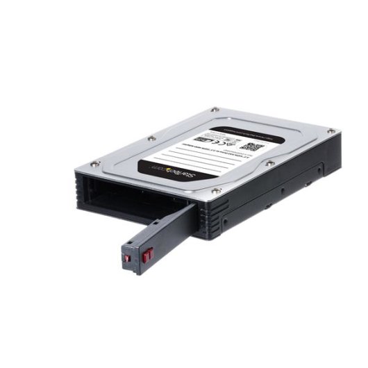 Adaptador de disco duro StarTech.com 25SATSAS35HD SATA/SAS 2.5" a 3.5" Aluminio Negro/Plata