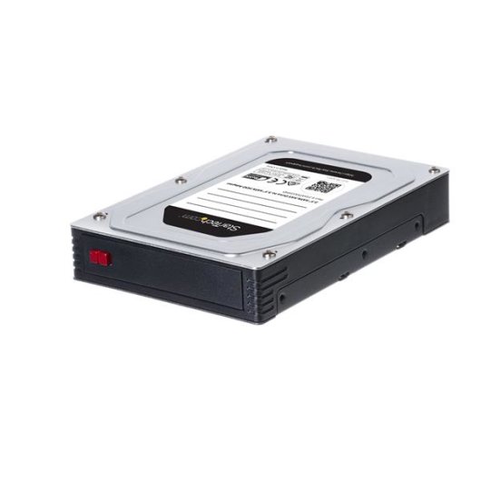 Adaptador de disco duro StarTech.com 25SATSAS35HD SATA/SAS 2.5" a 3.5" Aluminio Negro/Plata