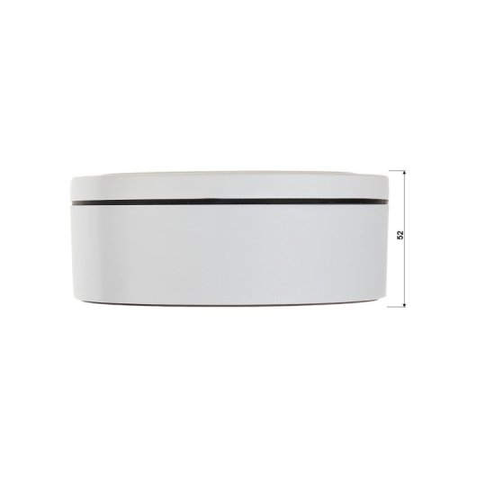 Boîte de jonction universelle robuste en aluminium Hikvision DS-1280ZJ-S, blanche, 4,5 kg