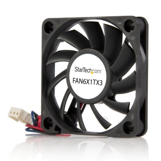 Ventilador suplementar StarTech FAN6X1TX3 60 mm 4000 RPM com rolamento de esferas duplo TX3/LP4 preto