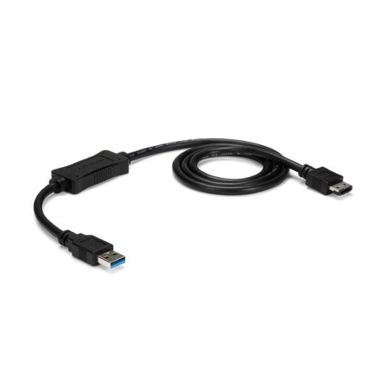 Adaptador USB 3.0 a eSATA StarTech.com USB3S2ESATA3 0,9m SATA 6Gb/s Negro