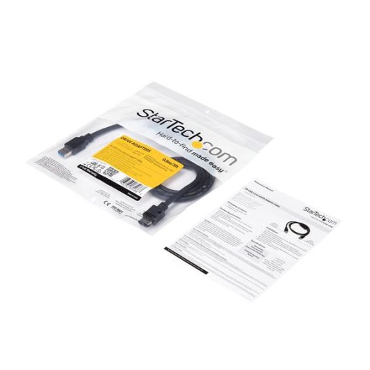 Adaptador USB 3.0 a eSATA StarTech.com USB3S2ESATA3 0,9m SATA 6Gb/s Negro