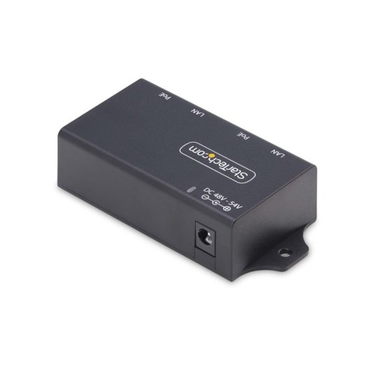 Fuente de Alimentación StarTech 30W Gigabit PoE+ 2 Puertos Certificación IEEE 802.3at Modelo AF221CE-POE-INJECTOR Instal