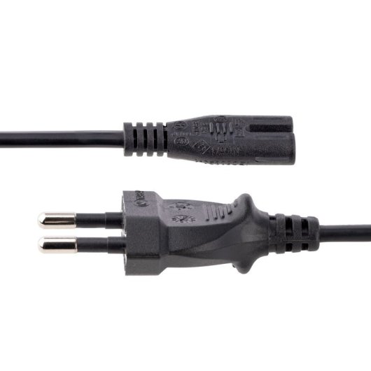 Câble d'alimentation StarTech.com 2,5 A 250 V 18 AWG, fiche UE vers C7, noir, 3 m