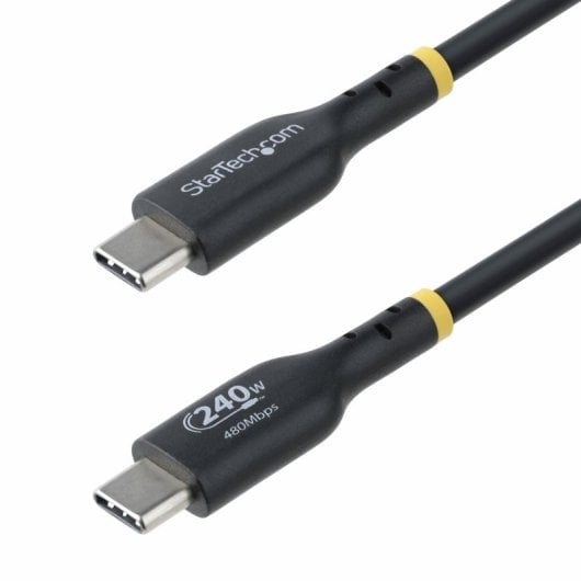 Cable carga USB-C StarTech 240W USB-IF USB 2.0 4m Power Delivery 3.1 EPR sin halógenos