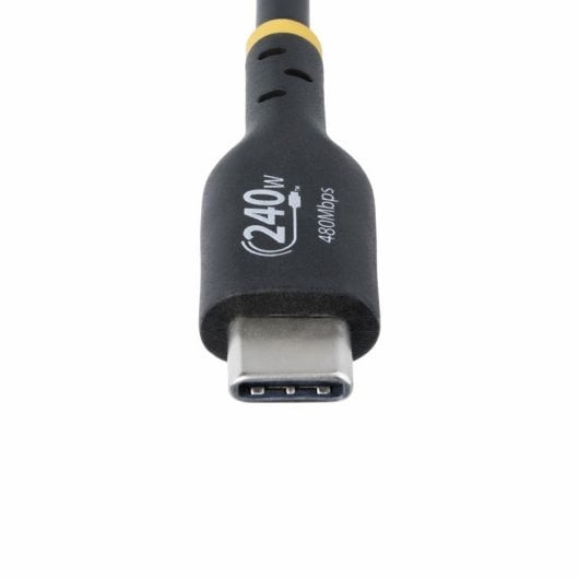 Cable carga USB-C StarTech 240W USB-IF USB 2.0 4m Power Delivery 3.1 EPR sin halógenos