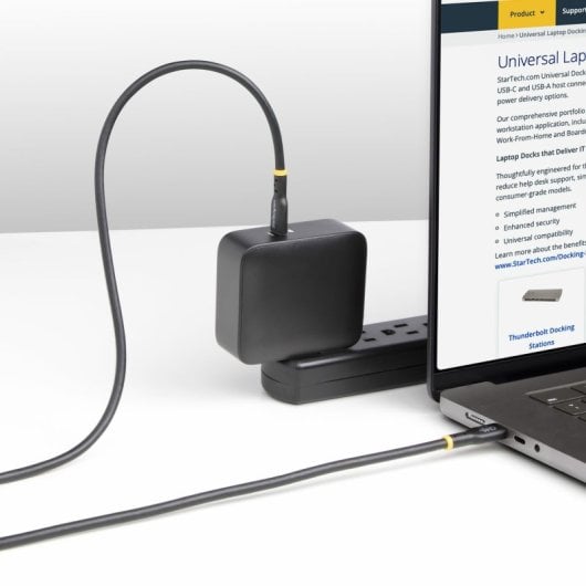 Cable carga USB-C StarTech 240W USB-IF USB 2.0 4m Power Delivery 3.1 EPR sin halógenos