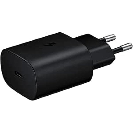 Cargador Samsung Fast Charger 25W USB-C Negro Portátil y Carga Súper Rápida