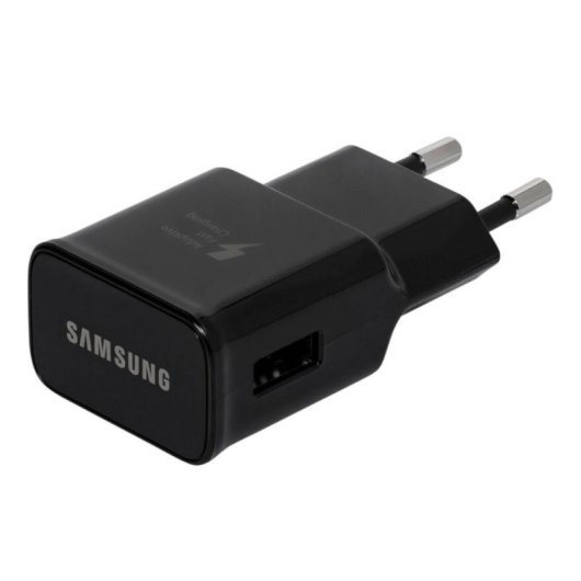 Adaptador de alimentação USB tipo A Samsung de 15 W, preto, com carregamento rápido