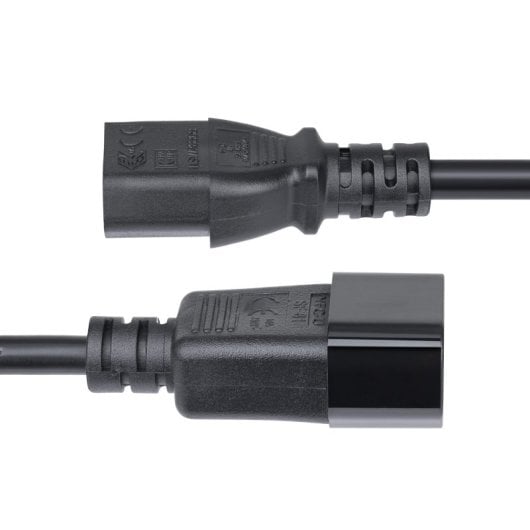 Netzteil-Verlängerungskabel C14 auf C13, 4,5 m, 15 A, 250 V, 14 AWG, KEMA-KEUR-Zertifizierung