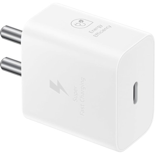 Cargador rápido Samsung USB Tipo C 25W Blanco compatible PD 3.0 a granel