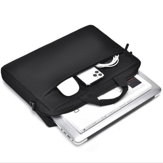 Maletín L-Link Para Portátiles Hasta 15,6? Repelente Agua Acolchado 39x29 cm Bandolera