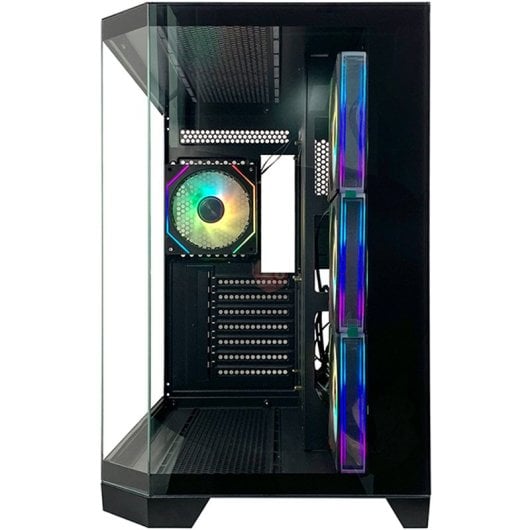Torre L-Link Nova Gaming Cristal Templado Sin Marco 10 Ventiladores ATX 400mm RGB