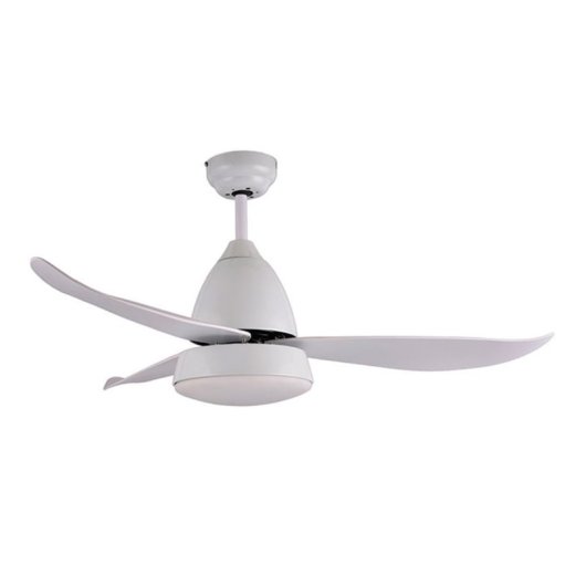 Ventilador de techo Lumit Marino DC 14W 3 aspas 6 velocidades LED 16W mando a distancia