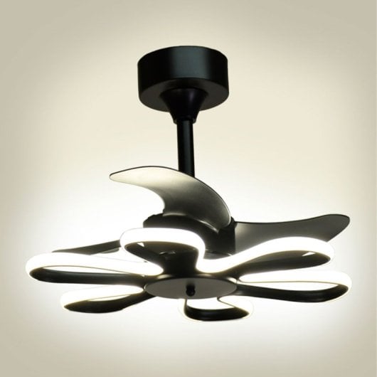 Ventilateur de plafond Bel Air Enebro DC 30 W 4 100 m³/h avec éclairage LED, 6 vitesses et télécommande
