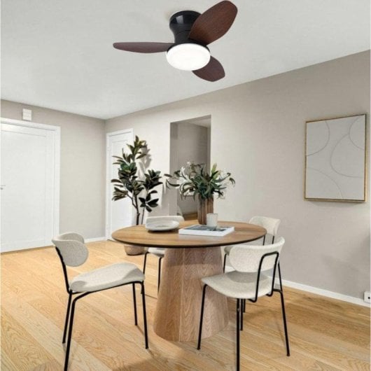 Ventilador de techo Bel Air Home Tauro 3 aspas 85 cm LED 48W DC mando