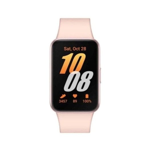 Samsung Galaxy Fit3 Bluetooth 40mm AMOLED Ouro Rosa Resistente à Água 5ATM+IP68 SpO2 Sono Cardíaco