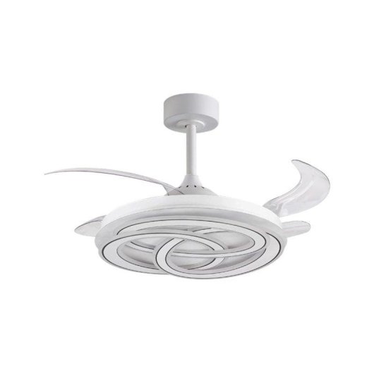 Ventilateur Bel Air Home Nudos LED 16000lm 4 pales rétractables télécommande