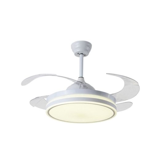 Ventilador de Techo Bel Air Home New Asgard Maxi 72W LED 6480lm 4 Aspas Retráctiles DC Mando a Distancia