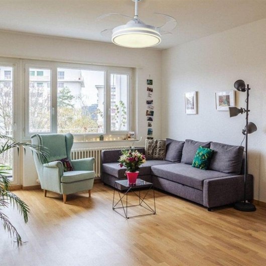 Ventilateur Bel Air Home New Asgard Maxi LED 72W 6480lm 4 pales DC