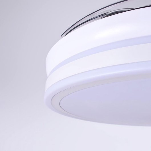 Ventilador de Techo Bel Air Home New Asgard Maxi 72W LED 6480lm 4 Aspas Retráctiles DC Mando a Distancia