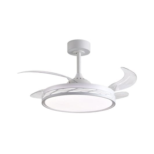 Ventilador de techo Bel Air Home Riga 4 aspas retráctiles motor DC LED 72W mando 6 velocidades