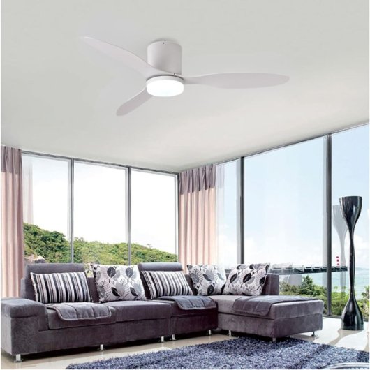 Ventilador de Techo Bel Air Mistral Motor DC 6 Velocidades 48W LED 4800lm Bluetooth