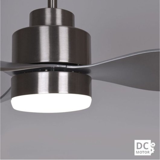 Ventilador de Techo Lumit Poniente 116cm Motor DC 3 Aspas Mando Luz LED 4000K