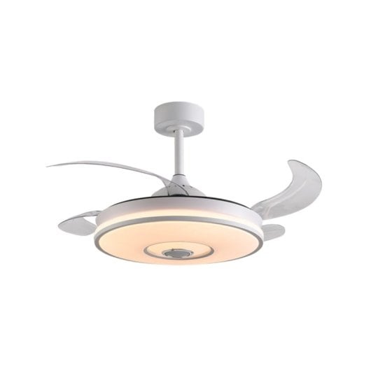 Ventilador de techo Bel Air Colors 4 aspas retráctiles LED 72W altavoz Bluetooth