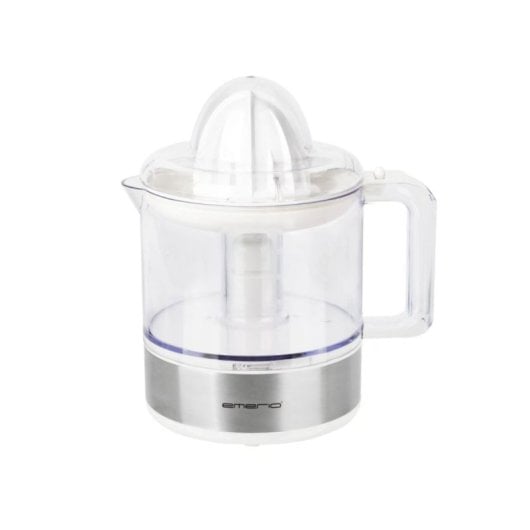 Emerio CP131451 30W Estrattore di succo a doppia rotazione con braccio di pressione 0,8L Bianco