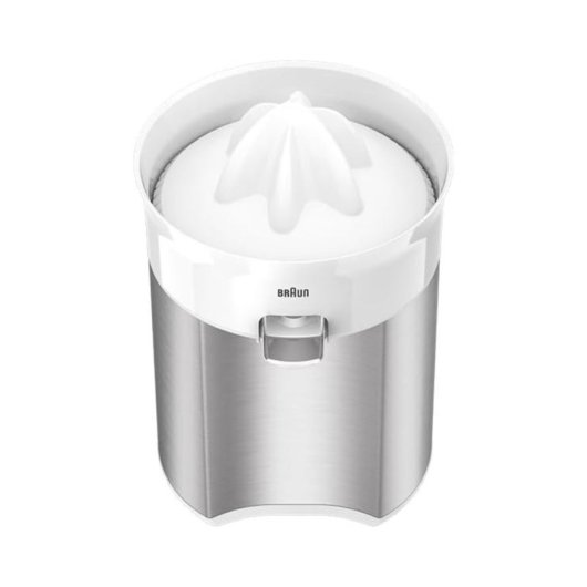 Braun CitrusQuick 5 CJ 5050 Entsafter, Edelstahl, 60 W, XL, Anti-Tropf-Ausguss