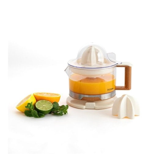 Exprimidor eléctrico Dcook Baltic 40W 500ml doble cono regulador de pulpa vidrio