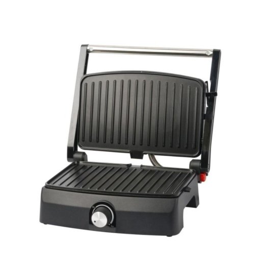 Tostador grill Emerio CG-130861 750W 2 placas antiadherentes apertura 180º