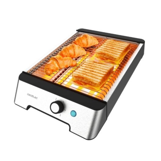 Tostador horizontal Cecotec NiceSlice Inox 1000W acero inoxidable 6 niveles de tostado
