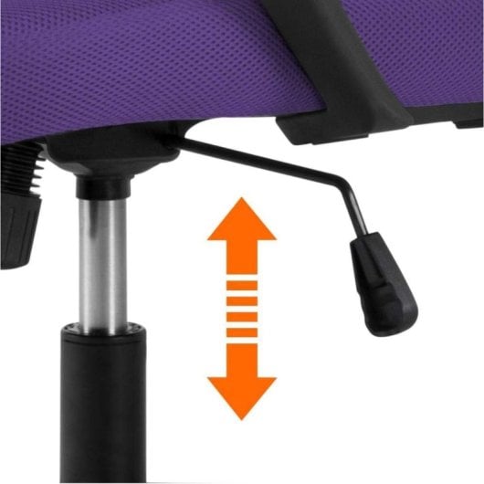 Silla de oficina Outsunny Saray ergonómica con soporte lumbar, asiento acolchado y altura regulable
