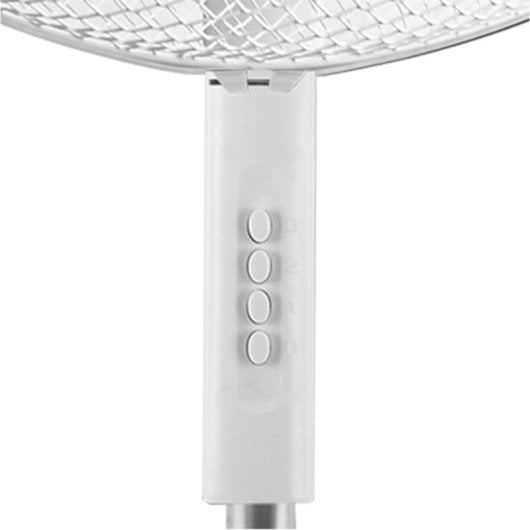 Ventilateur sur pied Emerio FN-114204 argenté, hauteur réglable, 3 vitesses, 45 W, 44 cm, oscillant