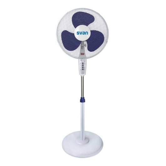 Ventilador Svan SVP401600MOBA 40W 3 Velocidades Oscilante Mando a Distancia Azul/Blanco