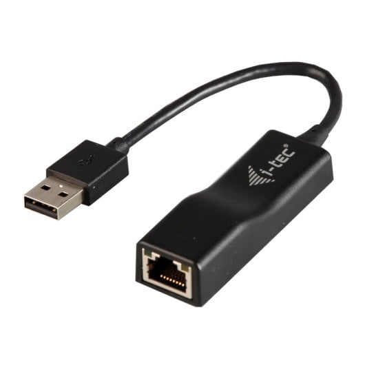 Adaptador USB 2.0 Fast Ethernet i-tec Advance 100 Mbps Negro compacto