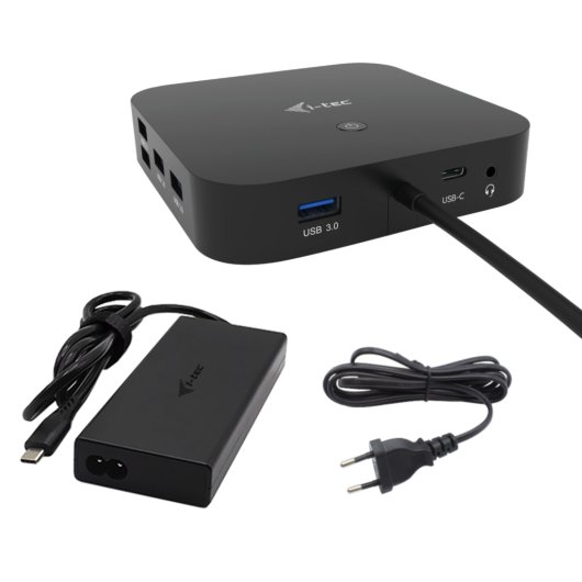 Dockingstation i-tec USB-C Dreifach-Display 4K 100W HDMI/DP Ethernet Schwarz