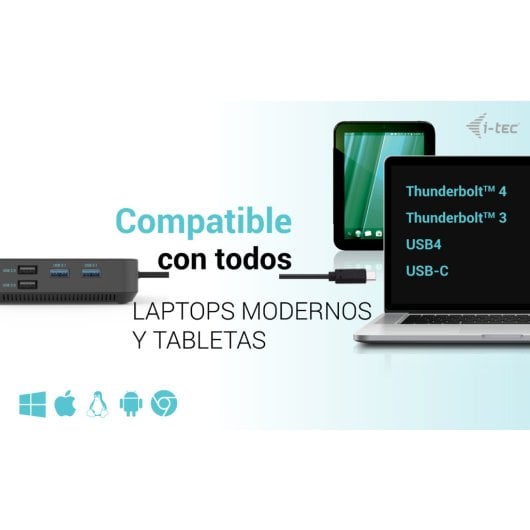Dockingstation i-tec USB-C Dreifach-Display 4K 100W HDMI/DP Ethernet Schwarz