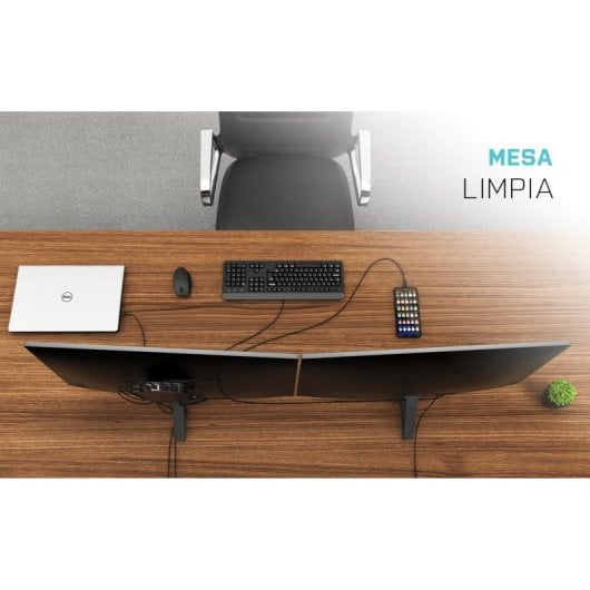 Estación de acoplamiento USB-C i-tec Dual Display Power Delivery 100W LAN 2x4K Negro