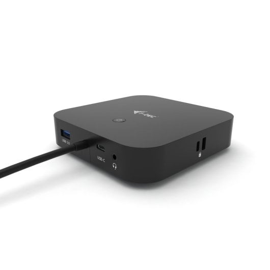 Estación de acoplamiento USB-C i-tec Dual Display Power Delivery 100W LAN 2x4K Negro