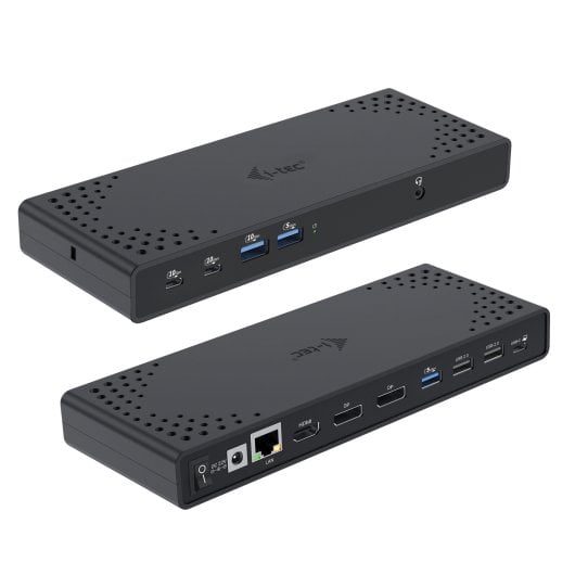 i-tec USB-C Triple Display Gen 2 Dockingstation 100W 3x4K 7xUSB Ethernet Schwarz